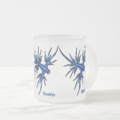 Tasse Givré Illustration du dragon bleu des limaces de mer (Devant droit)
