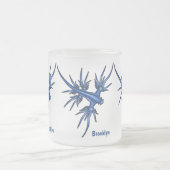 Tasse Givré Illustration du dragon bleu des limaces de mer (Centre)