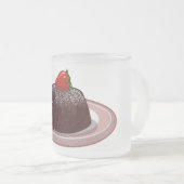 Tasse Givré Illustration du gâteau de lave au chocolat (Devant droit)
