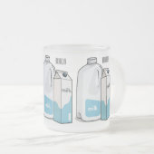 Tasse Givré Illustration du lait (Devant droit)