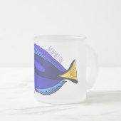 Tasse Givré Illustration du poisson de la cuve bleue (Devant droit)