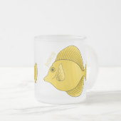 Tasse Givré Illustration du poisson-tang jaune (Devant droit)