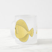 Tasse Givré Illustration du poisson-tang jaune (Devant gauche)