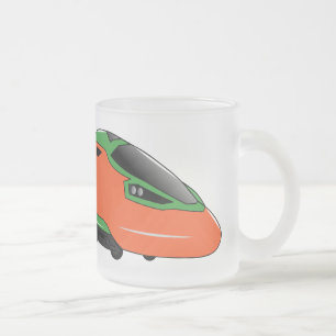Tasse Givré Illustration du train à balles