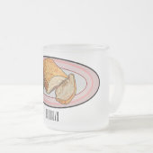Tasse Givré Illustration du ventre de porc rôti (Devant droit)