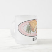 Tasse Givré Illustration du ventre de porc rôti (Devant gauche)