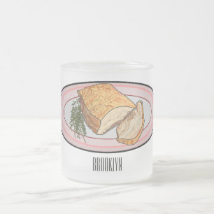 Tasse Givré Illustration du ventre de porc rôti