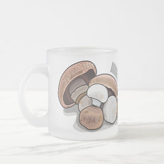 Tasse Givré Illustration d'un champignon (Gauche)