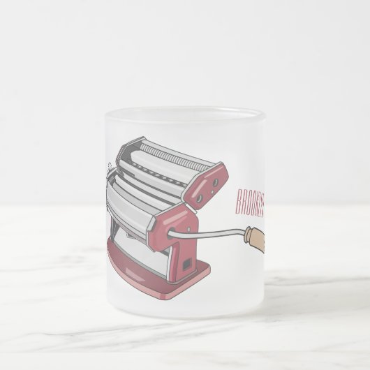 Tasse Givré Illustration d'un fabricant de pâtes alimentaires (Centre)