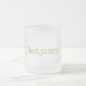 Tasse Givré Illustration d'une caricature de maïs joyeux (Centre)