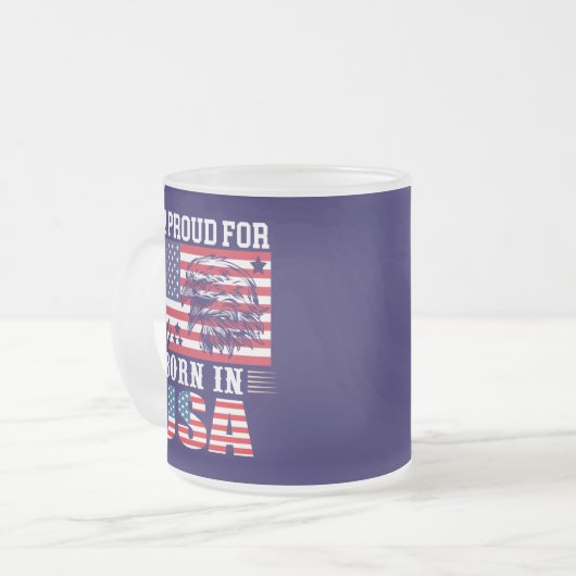 Tasse Givré I'm Proud For Born in USA-62974 (Devant gauche)