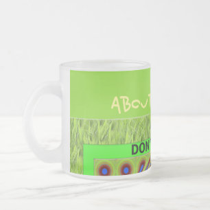 Tasse Givré Impression d'art Ne t'inquiète pas, sois heureux