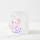 Tasse Givré Impression De Chat Adorable - Parfait Pour Votre B (Devant gauche)