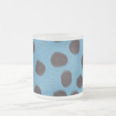 Tasse Givré Impression de la texture de la fourrure de guépard (Centre)