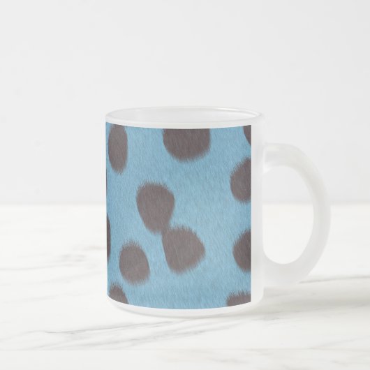 Tasse Givré Impression de la texture de la fourrure de guépard (Droit)