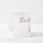 Tasse Givré Impression de rouge à lèvres (Devant gauche)