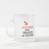 Tasse Givré Imprimer vos designs en ligne do-it-yourself en Fr (Gauche)