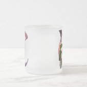 Tasse Givré Initiale colorée C de calla (Centre)