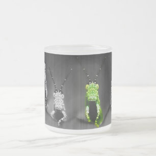 Tasse Givré Insecte vert grumeleux