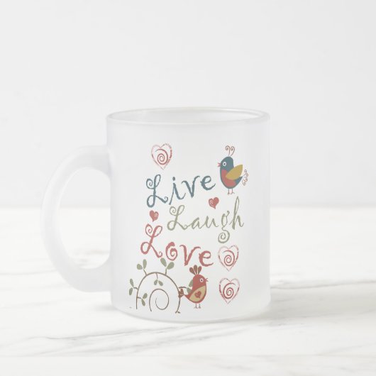 Tasse Givré Inséparables (Gauche)