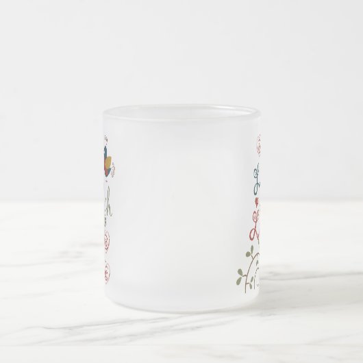 Tasse Givré Inséparables (Centre)