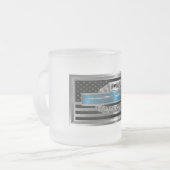 Tasse Givré Insigne d'infanterie de combat de la CIB (Devant gauche)