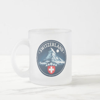 Tasse Givré Insigne du patrimoine du Matterhorn suisse