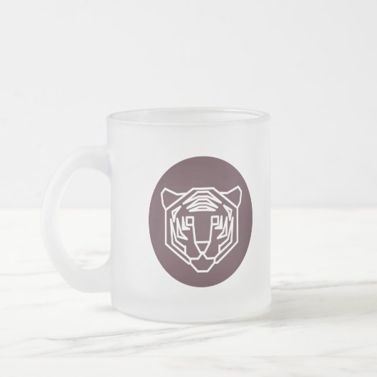 Tasse Givré Insigne Visage Tiger (Gauche)