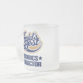 Tasse Givré Instructeur d'aérobic des mondes de cadeau le (Devant gauche)