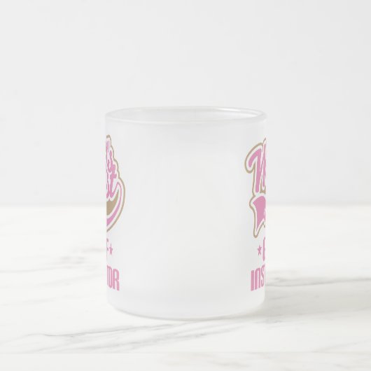 Tasse Givré Instructeur mignon de golf (Centre)