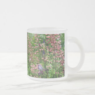 Tasse Givré Irises et Coral Bells