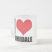 Tasse Givré J'aime Armidale (Devant gauche)
