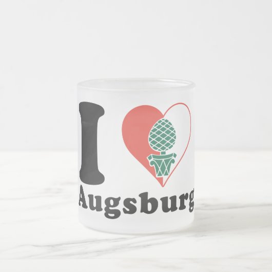 Tasse Givré J'aime Augsbourg (Centre)