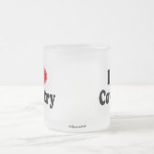 Tasse Givré J'aime Coventry (Centre)