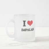 Tasse Givré J'aime des impalas (Gauche)