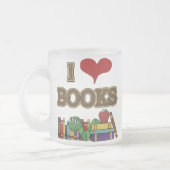 Tasse Givré J'aime des livres (Gauche)