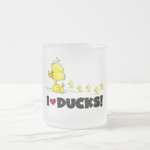 Tasse Givré J'aime des T-shirts et des cadeaux de canards