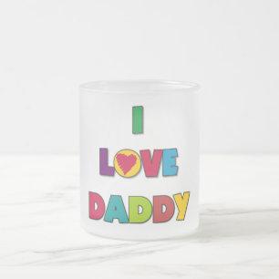 Tasse Givré J'aime des T-shirts et des cadeaux de papa
