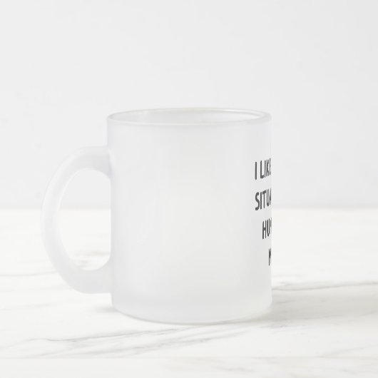 Tasse Givré J'aime diffuser des situations (Gauche)
