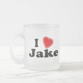 Tasse Givré J'aime Jake (Gauche)