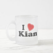 Tasse Givré J'aime Kian (Gauche)