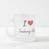 Tasse Givré J'aime la conception artistique de jus de (Gauche)