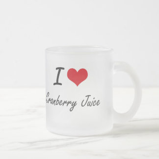 Tasse Givré J'aime la conception artistique de jus de