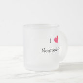 Tasse Givré J'aime la neuroscience (Devant droit)