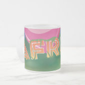 Tasse Givré J'aime l'Afrique (Devant gauche)