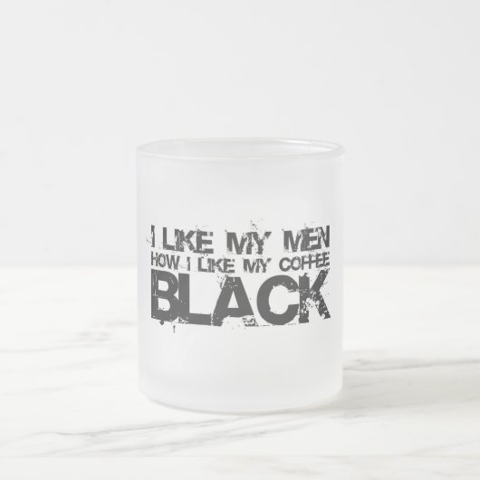 Tasse Givré J'aime mes hommes comment j'aime mon café (Centre)
