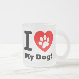 Tasse Givré J'Aime Mon Chien