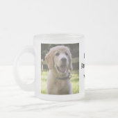 Tasse Givré J'aime mon chien Secouru | nom et photo (Gauche)