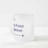 Tasse Givré J'aime mon point de Lynx siamois (le chat (Devant gauche)