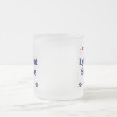 Tasse Givré J'aime mon point de Lynx siamois (le chat (Centre)